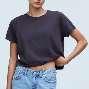 Madewell Boxy Crop Tee